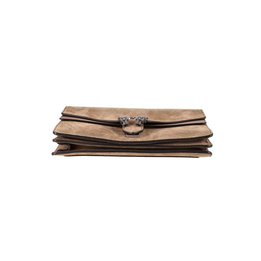Gucci Medium Dionysus Chain Handbag in Beige Suede - Picture 11 of 12
